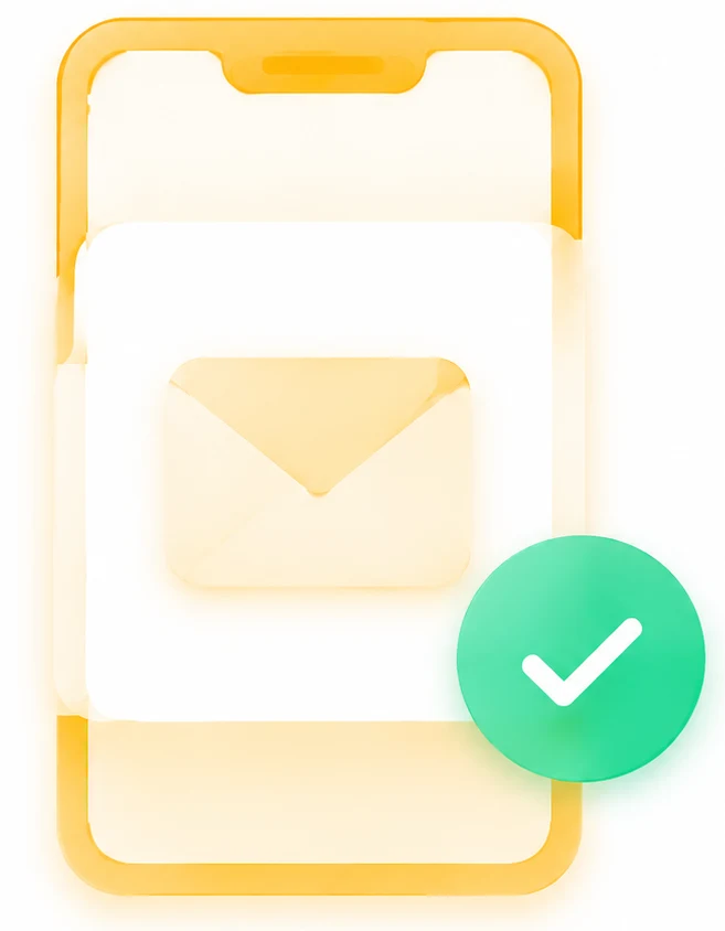Daily email check trend